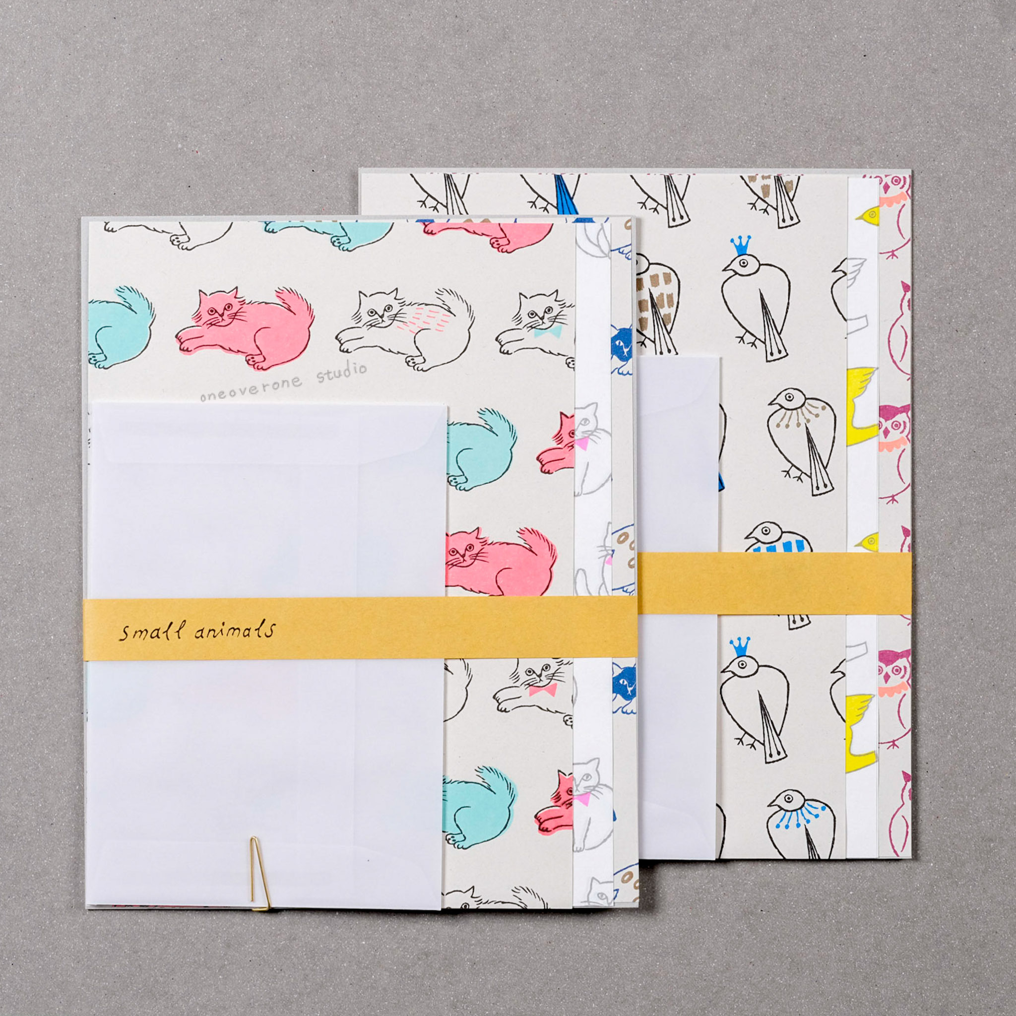 松尾ミユキ×水縞 小動物 信紙套組 / 水縞 / 日本