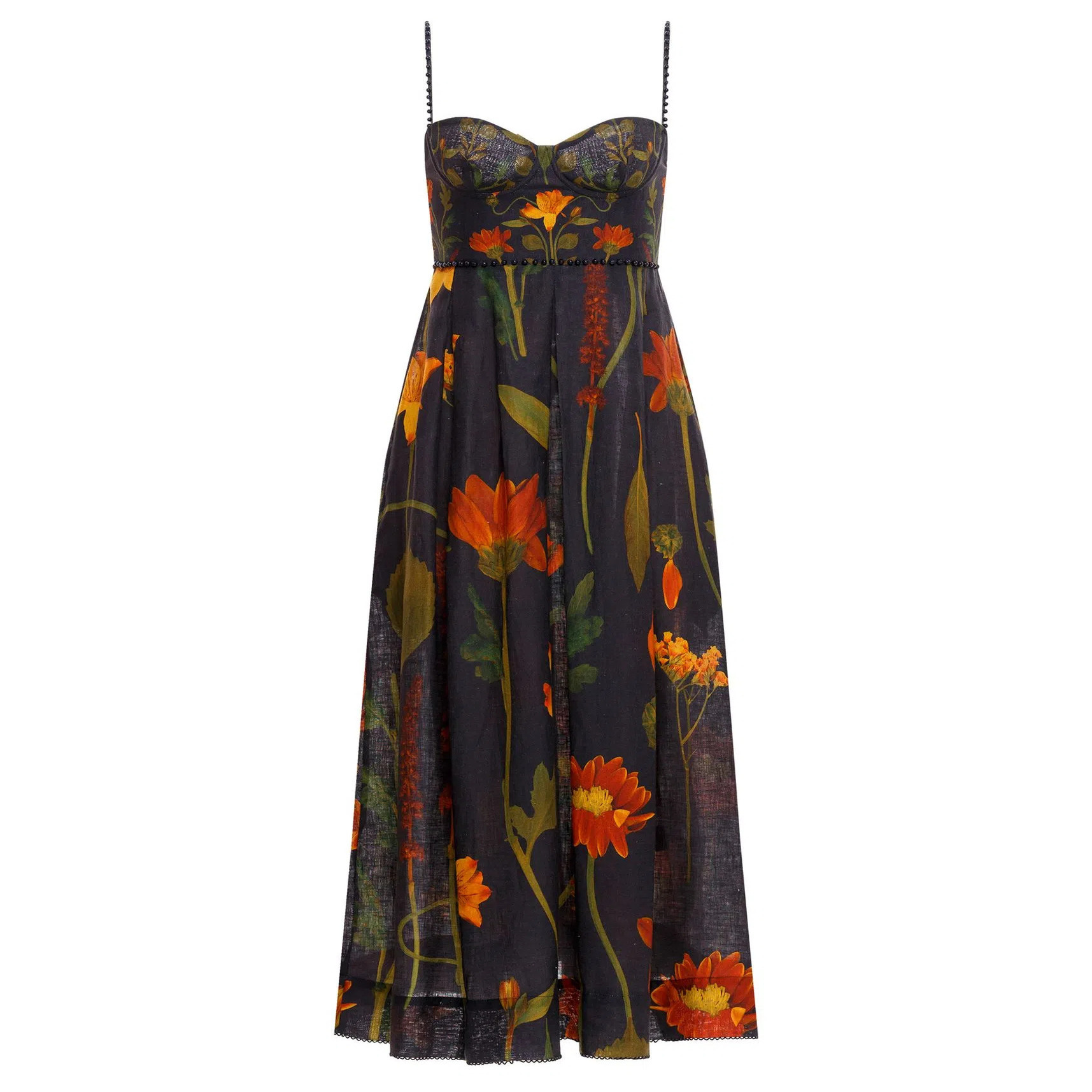 Agua Bendita - 純亞麻細肩帶洋裝