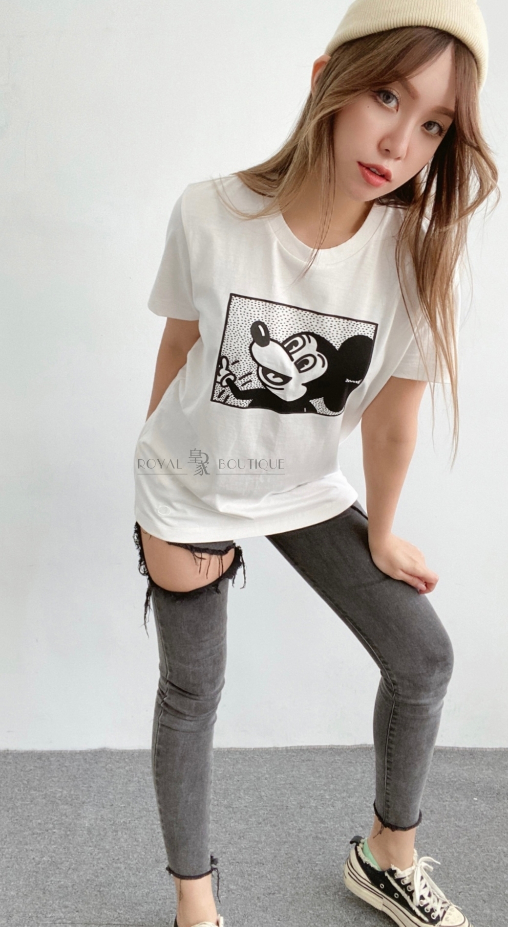 COACH 迪士尼聯名米妮短圖T-shit