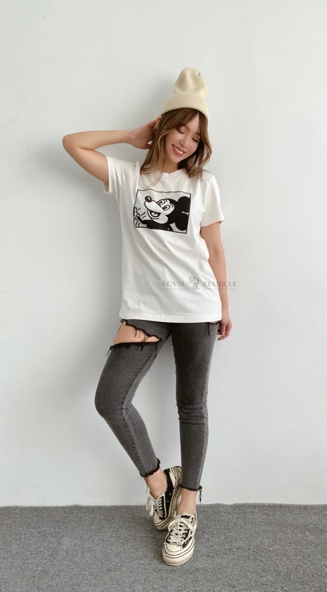 COACH 迪士尼聯名米妮短圖T-shit