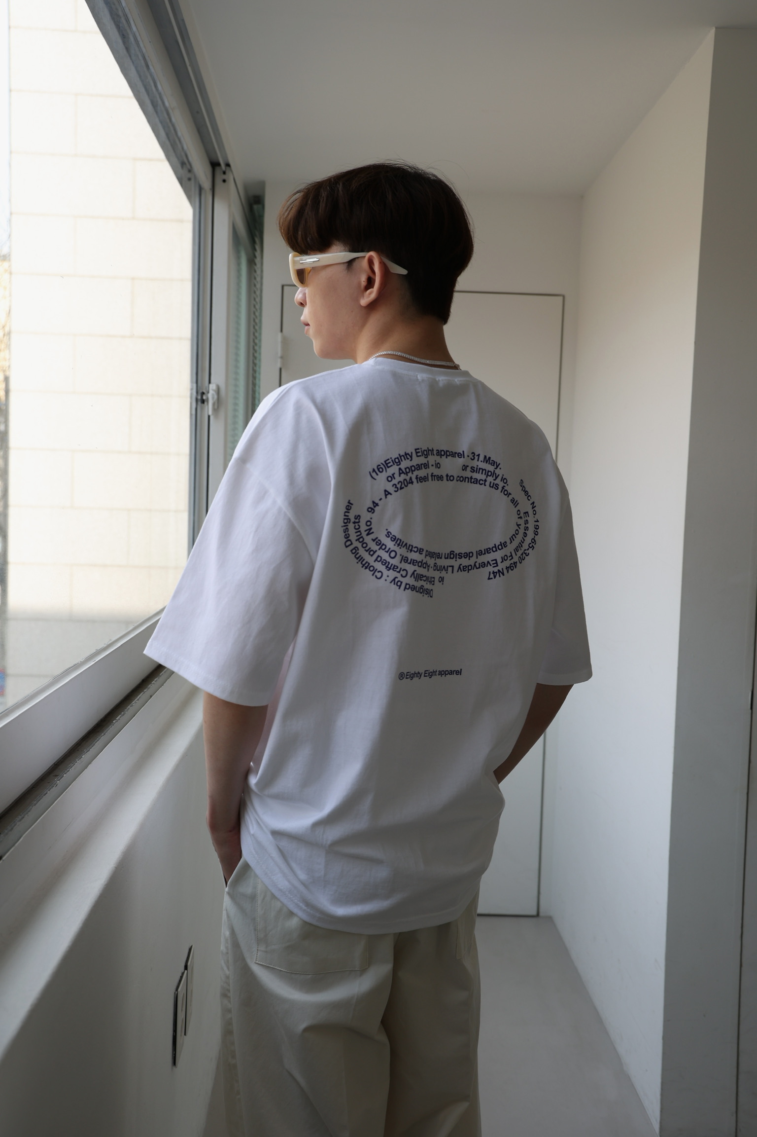 everyday living排列文字T shirt🖤