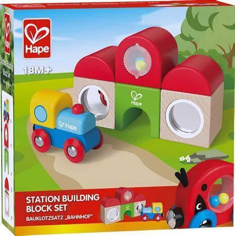 Hape Station Building Block Set, E3802