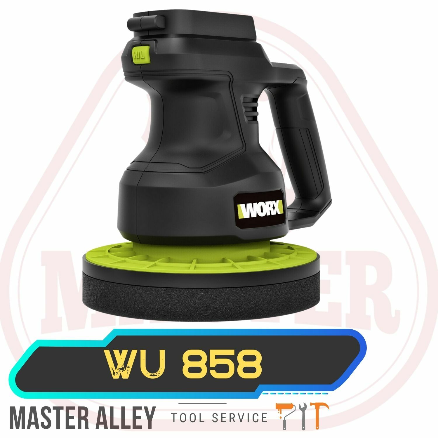 WU 858 20V 偏心軸汽車打蠟拋光機 858