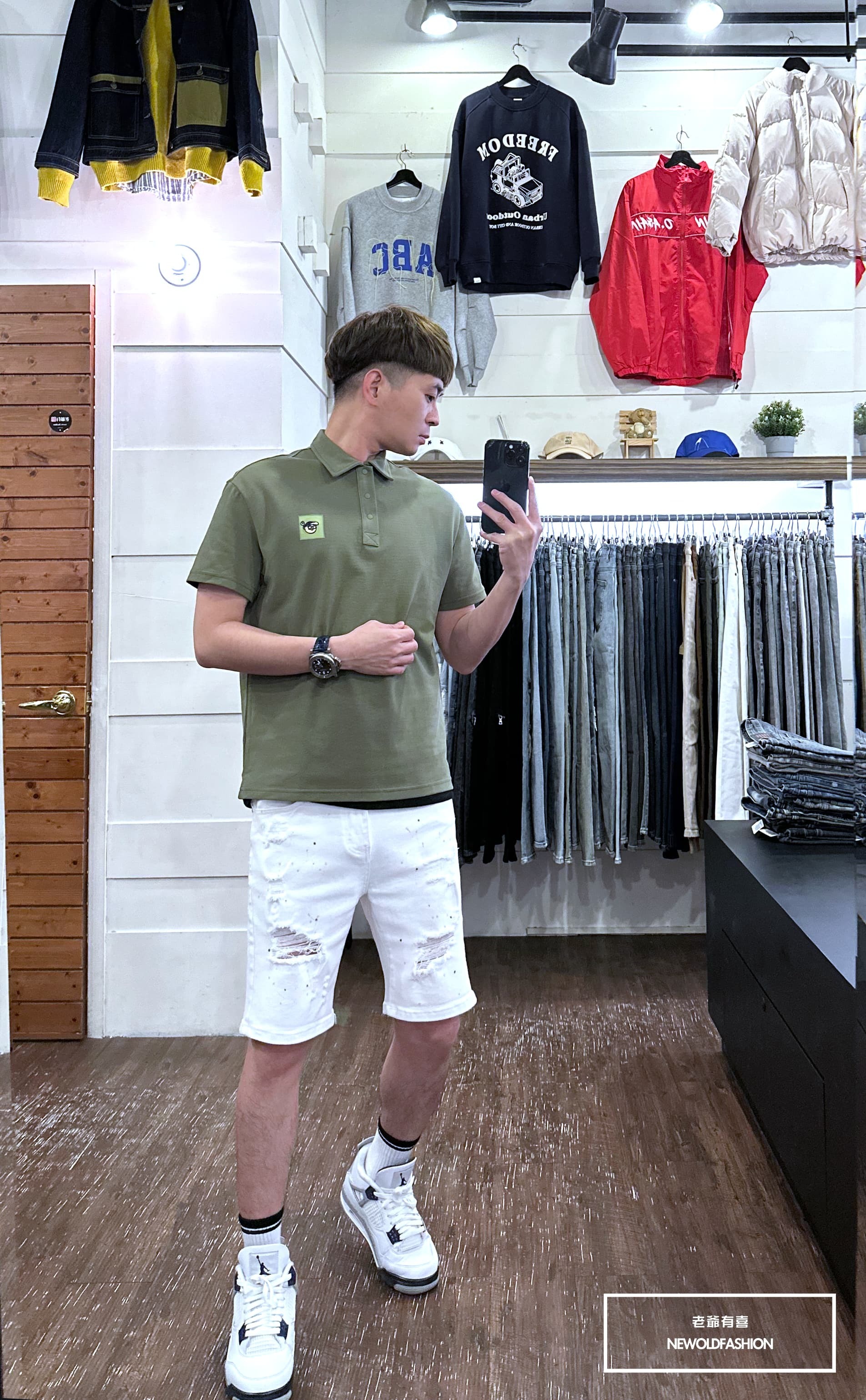 『新品上市』重磅刺繡墨鏡人POLO衫(NOF2303C10005)-綠