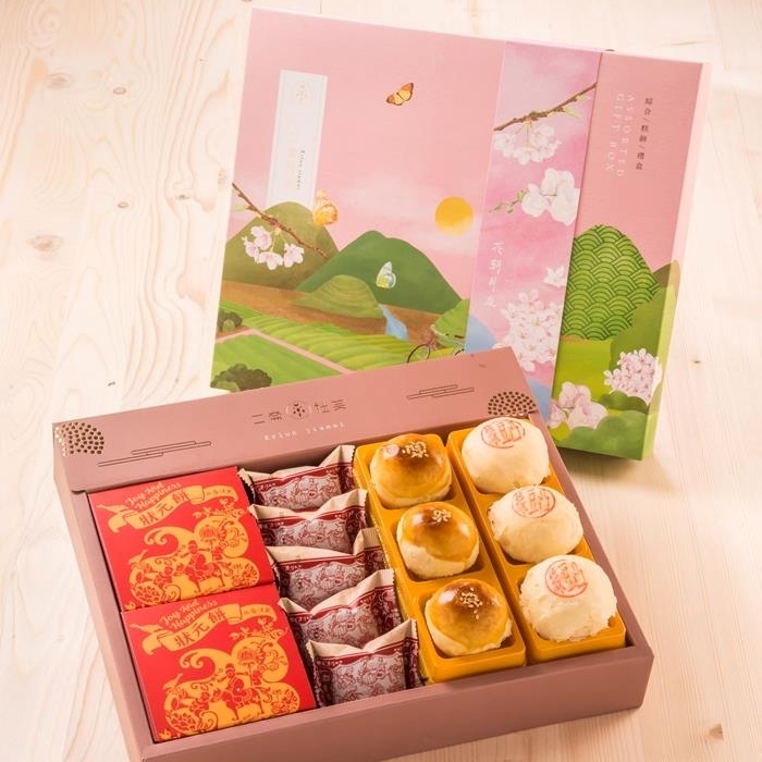 ★平原禮盒C★小狀元+伍仁酥+烏豆沙蛋黃酥+綠豆椪