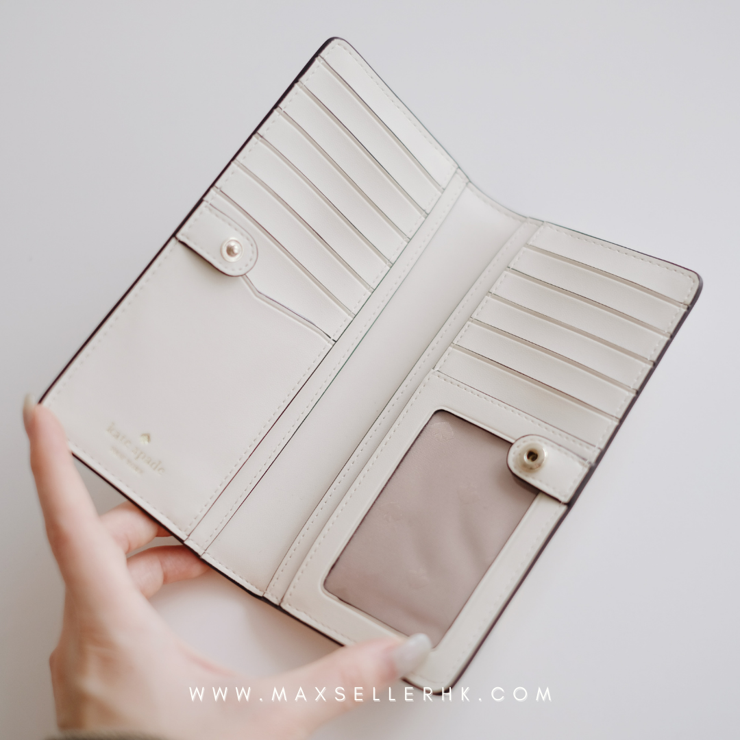現貨｜2 色｜Kate Spade Darcy Large Slim Bifold Long Wallet 薄款長銀包