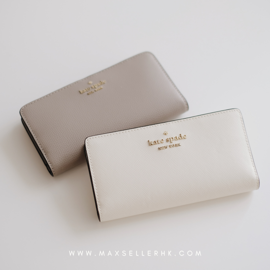 現貨｜2 色｜Kate Spade Darcy Large Slim Bifold Long Wallet 薄款長銀包