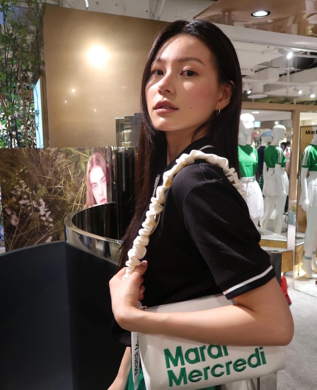 Mardi Mercredi NEOPRENE SHOULDER BAG CYLINDER (3色)