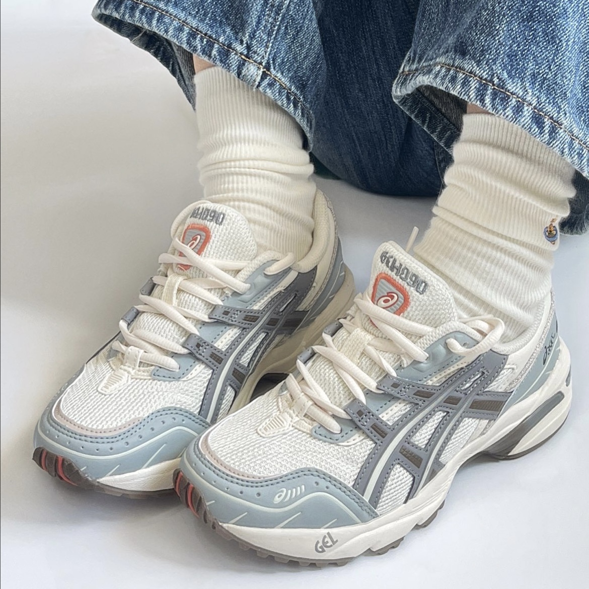 ASICS GEL-1090 奶油藍 珊瑚橘 淺藍 咖啡色 1203A243-021 / 預購