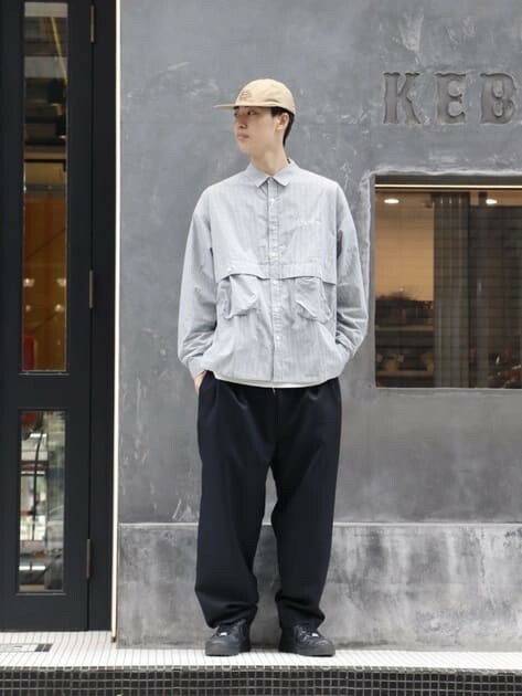 KEBOZ - STRETCH CHINO PANTS / 3COLORS