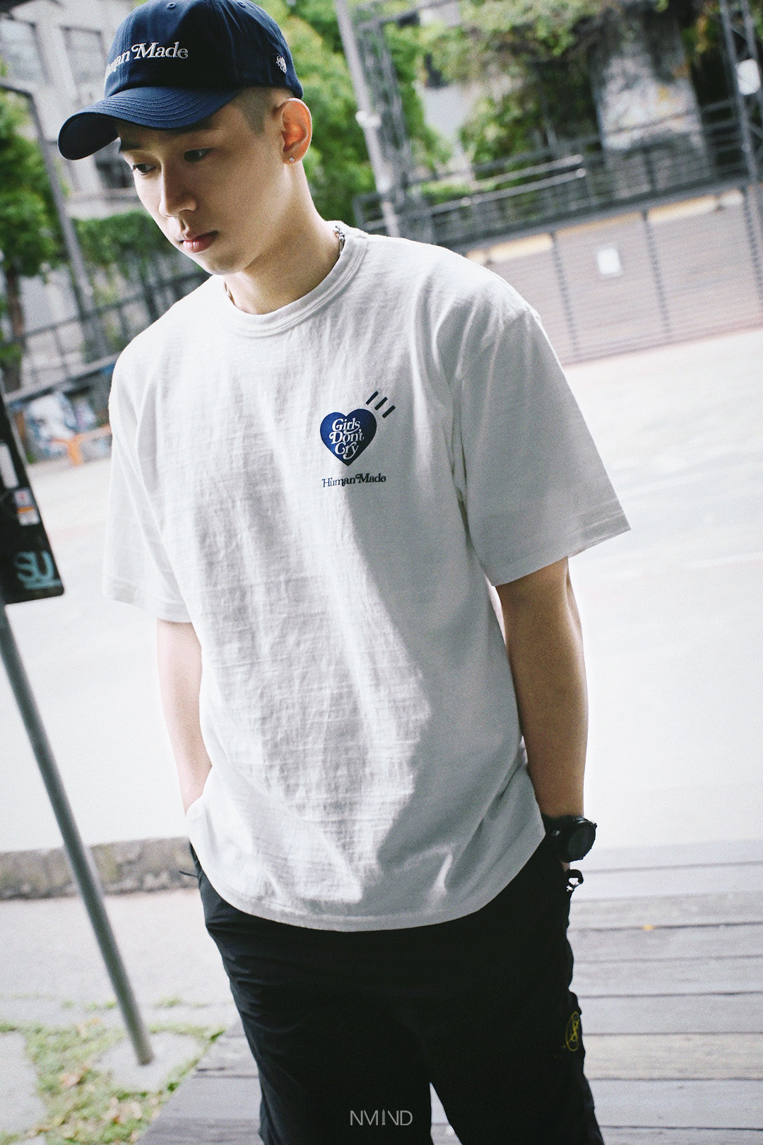 想像を超えての GDC WHITE Ｌ HUMANMADE T-SHIRT L/S DAY Tシャツ