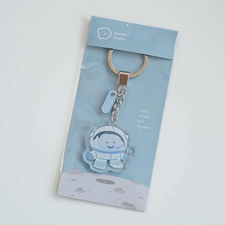 太空人喜寶 壓克力吊飾 40mm