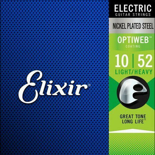 ELIXIR 10-52 OPTIWEB 電吉他弦 奈米包覆層 超薄型 19077