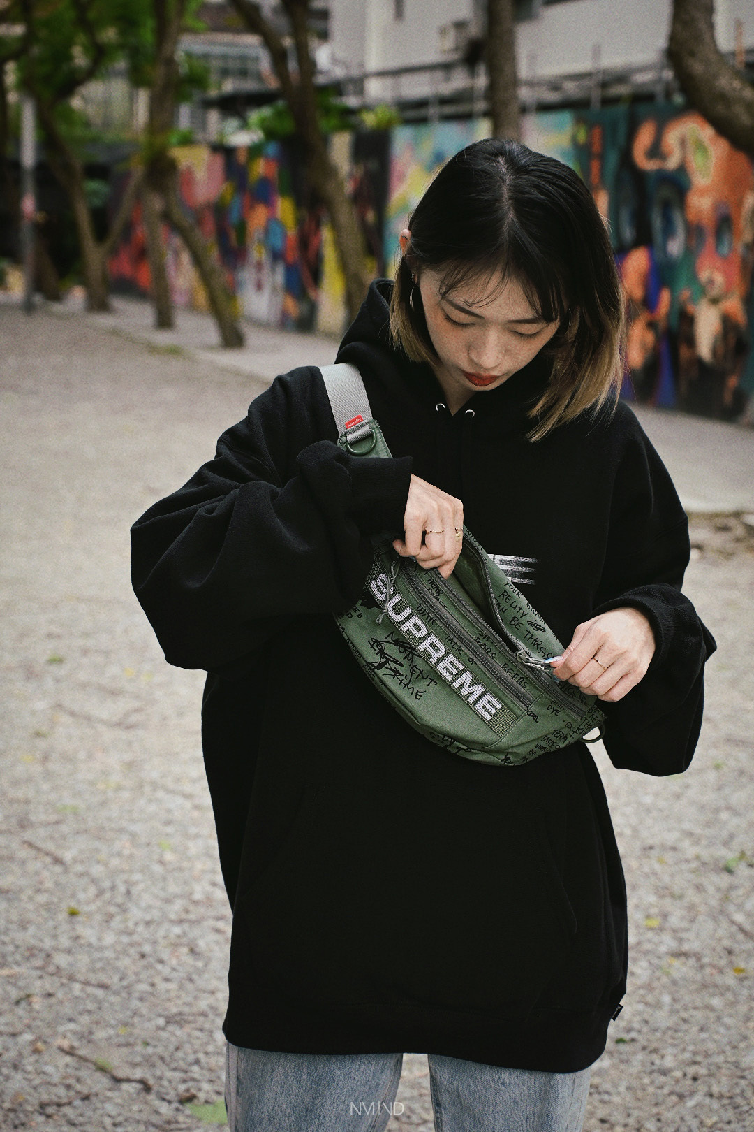 supreme 23ss Waist Bag ブラック-