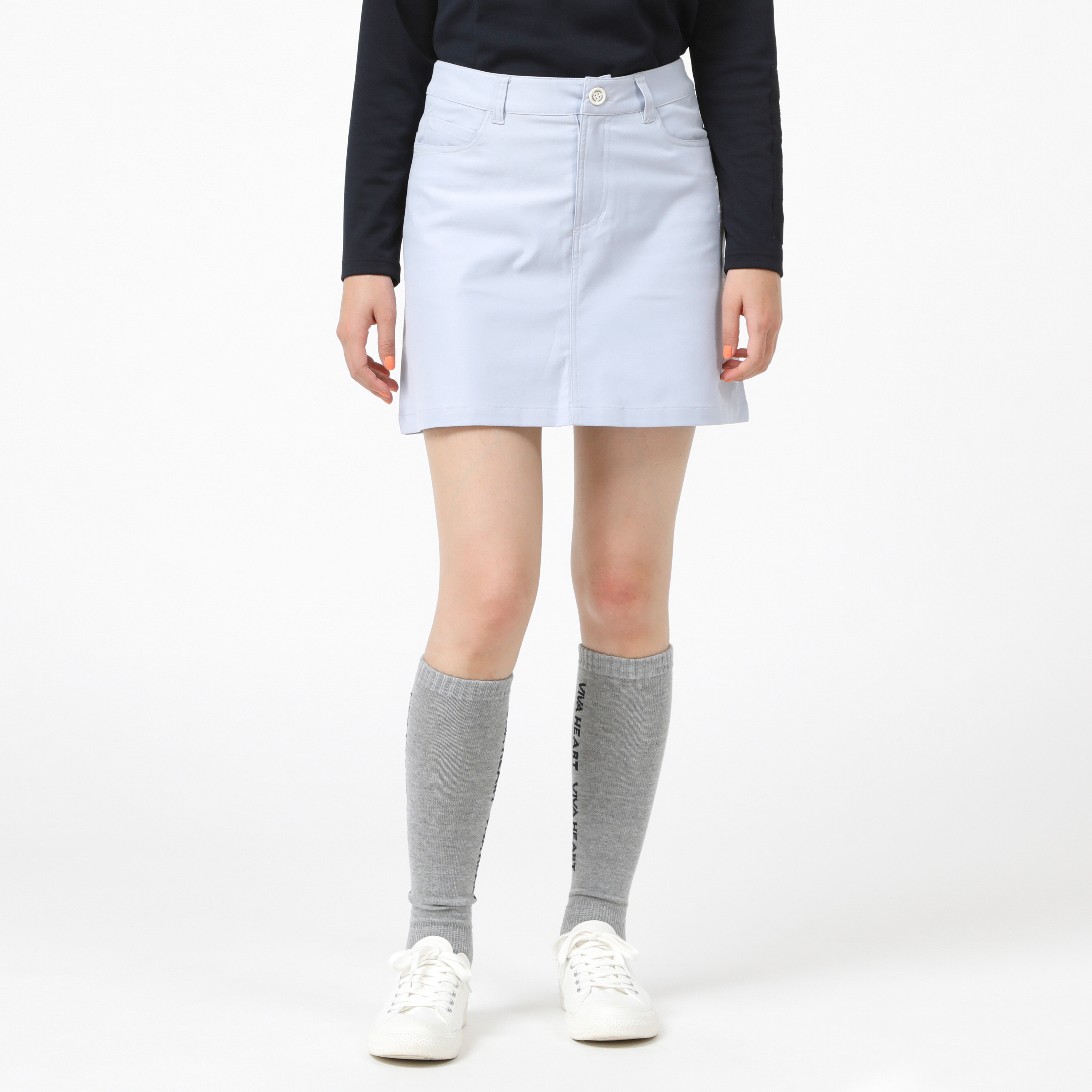 女士 字母彈力短裙