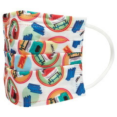 新幹線 Plarail - 日本 Skater 兒童不織布平面口罩 (10片) [4歲以上適用]