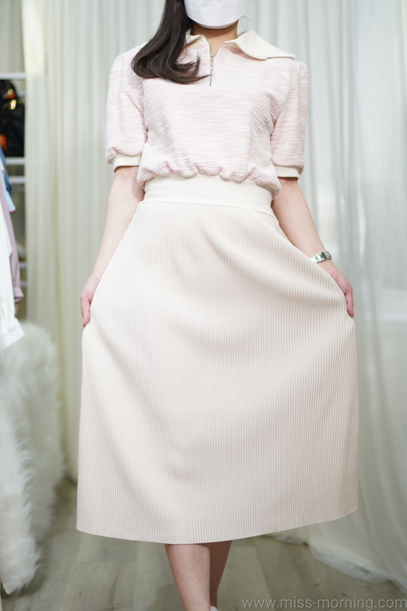 高質假2件連身裙(66447)