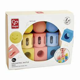 Hape Geometric Rattle Trio, E0456