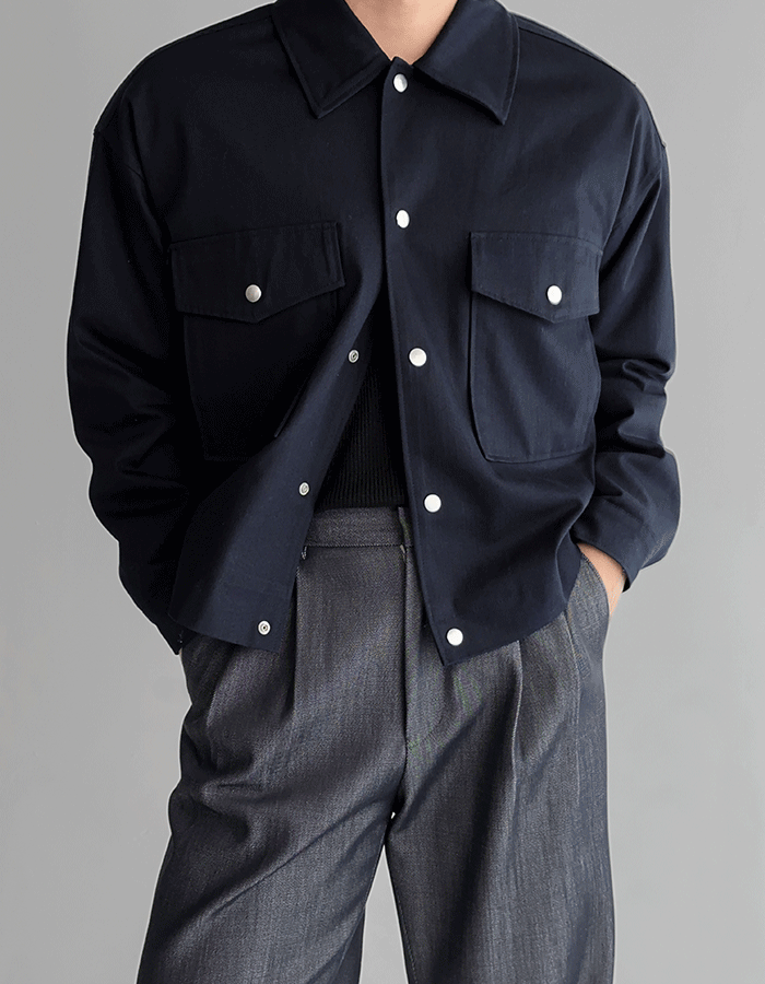 TOSS短款襯衫夾克