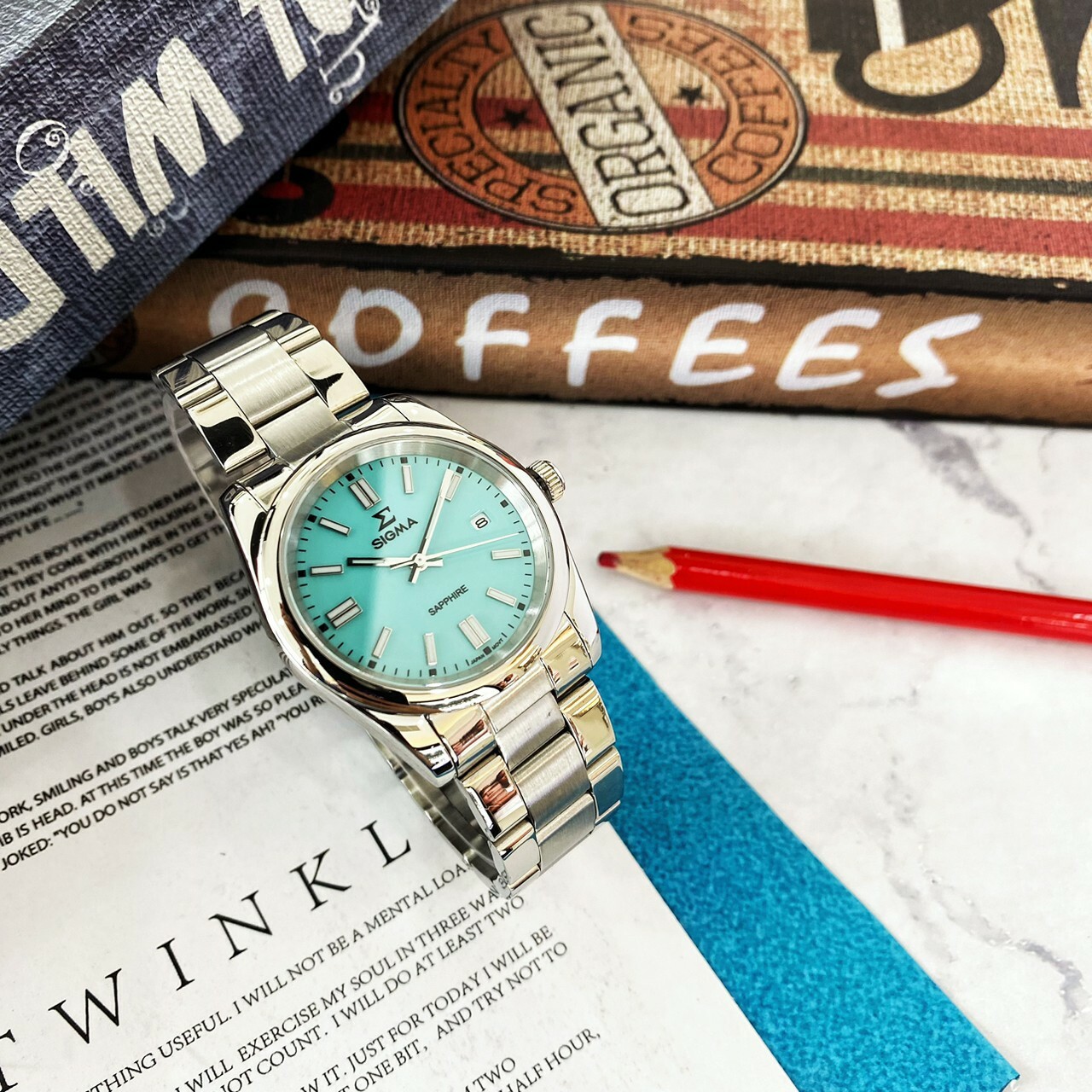 【SIGMA】蒂芬妮綠蠔式經典腕錶 2245M-03  35mm 現代鐘錶