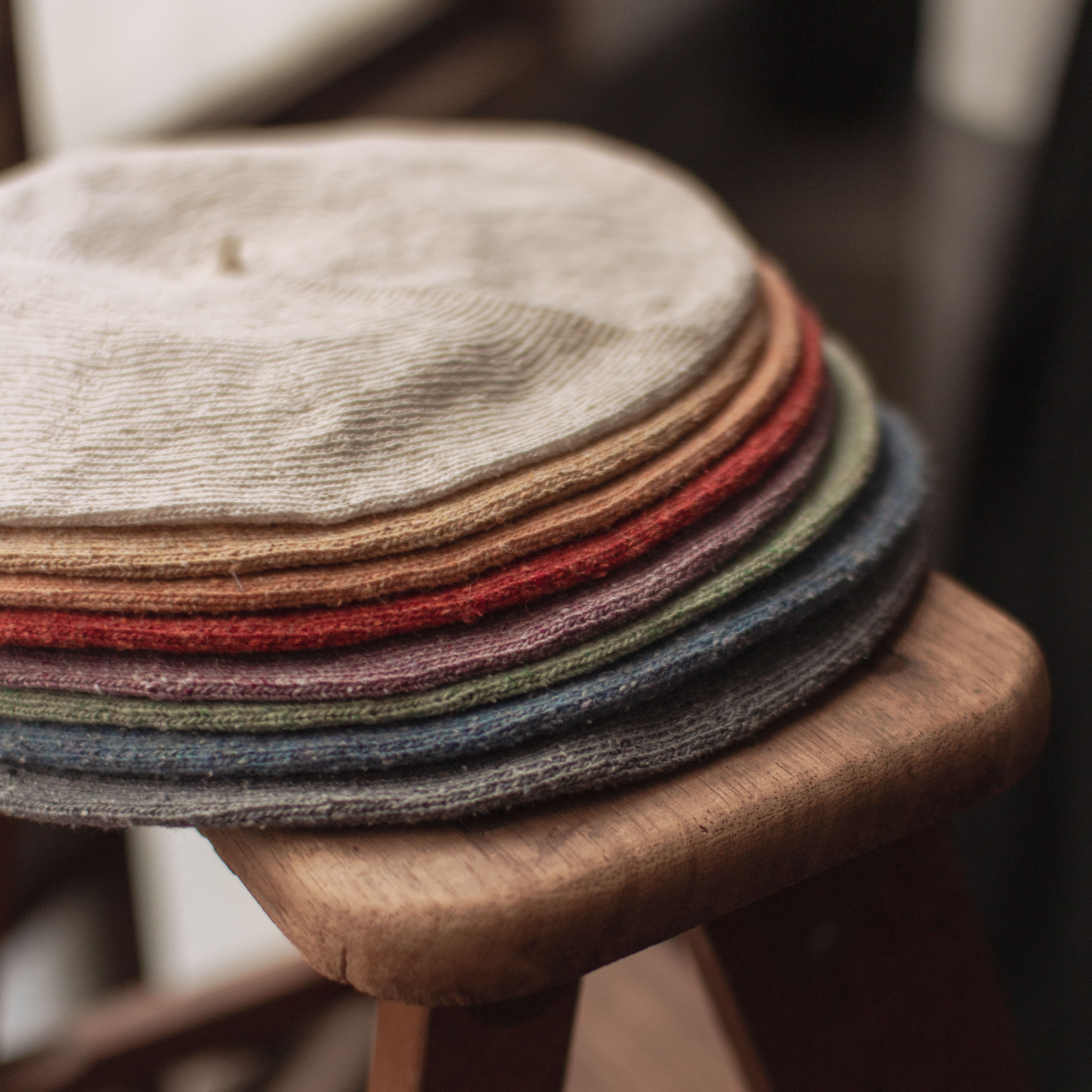 LE BERÉT FRANÇAIS COTTON KNIT 法國製 棉質 棉麻 針織 貝雷帽 畫家帽