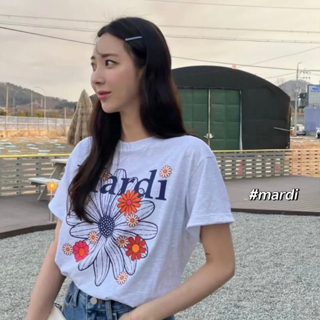 #部分現貨 MARDI MERCREDI 小雛菊 彩色花花 一般款 短袖
