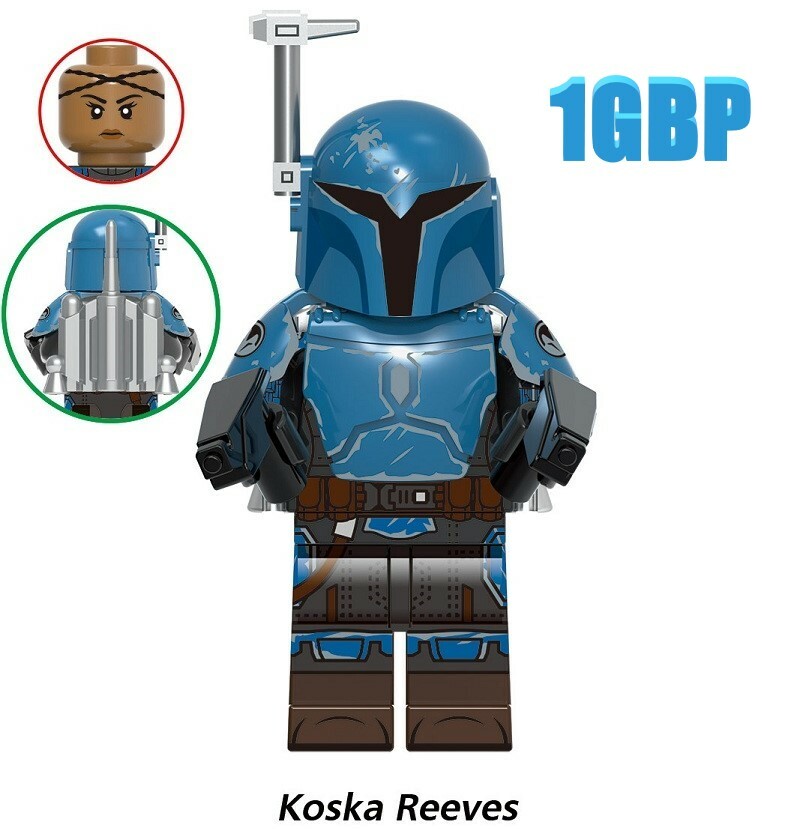 1GBP Special Offer: Koska Reeves Mandalorian Star Wars Custom Minifigures Minifigs Fit Lego XH1958