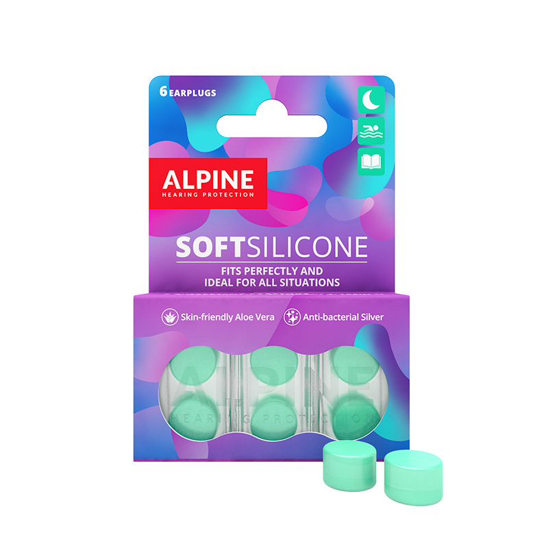 荷蘭 Alpine SoftSilicone 塑型式 矽膠 睡眠用耳塞 三組