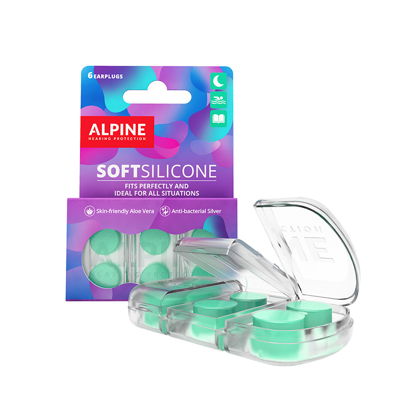 荷蘭 Alpine SoftSilicone 塑型式 矽膠 睡眠用耳塞 三組