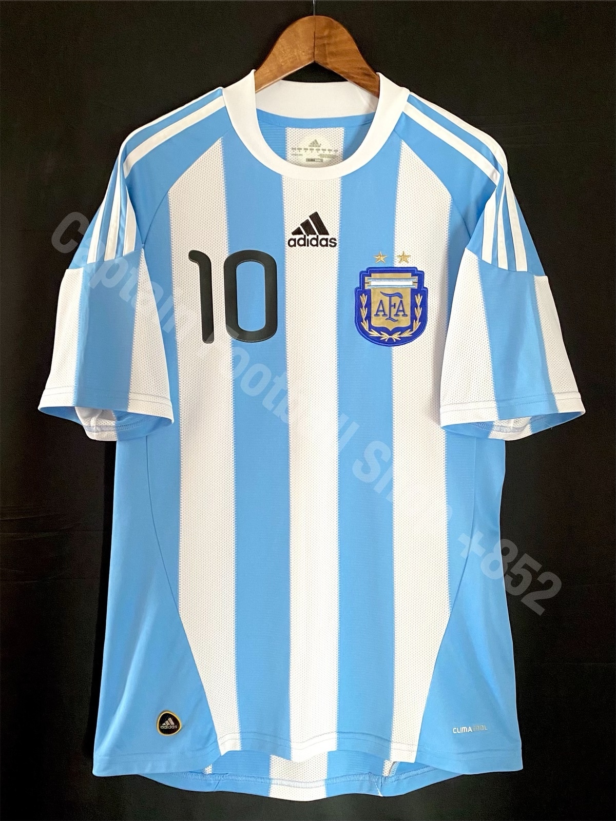 Argentina 2010 FIFA World Cup Adidas Home official shirt #10 MESSI