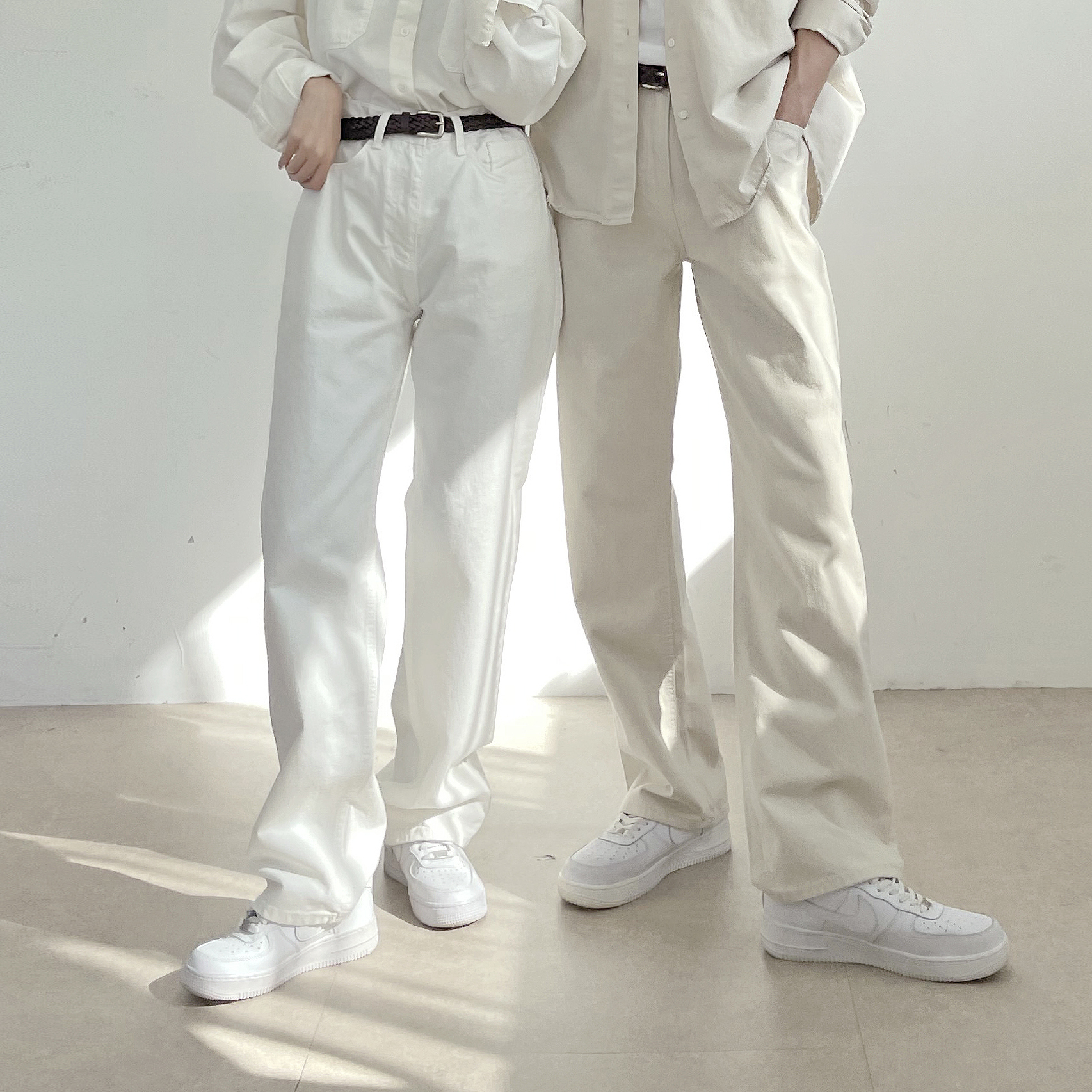 【現貨】純色直筒長褲