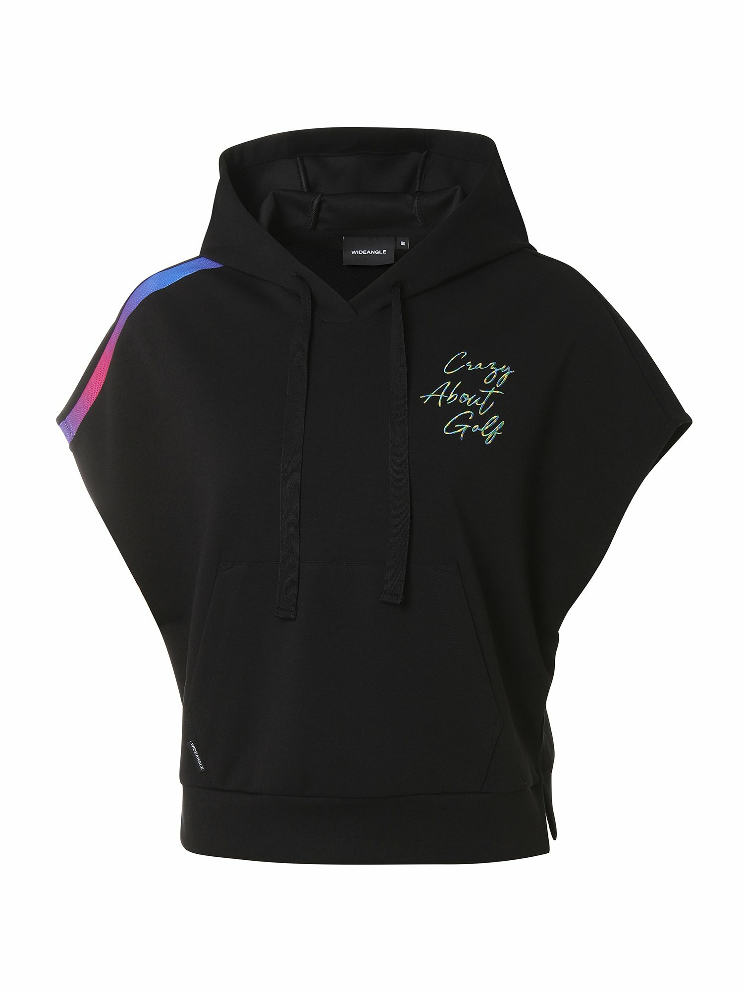 女款 M302 春季新品/韓國正品Wangle同步/韓風彩虹無袖連帽衫/學院風格連帽休閒衫