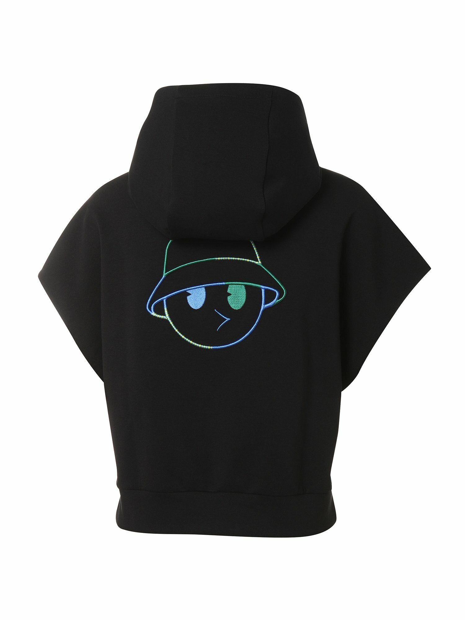 女款 M302 春季新品/韓國正品Wangle同步/韓風彩虹無袖連帽衫/學院風格連帽休閒衫