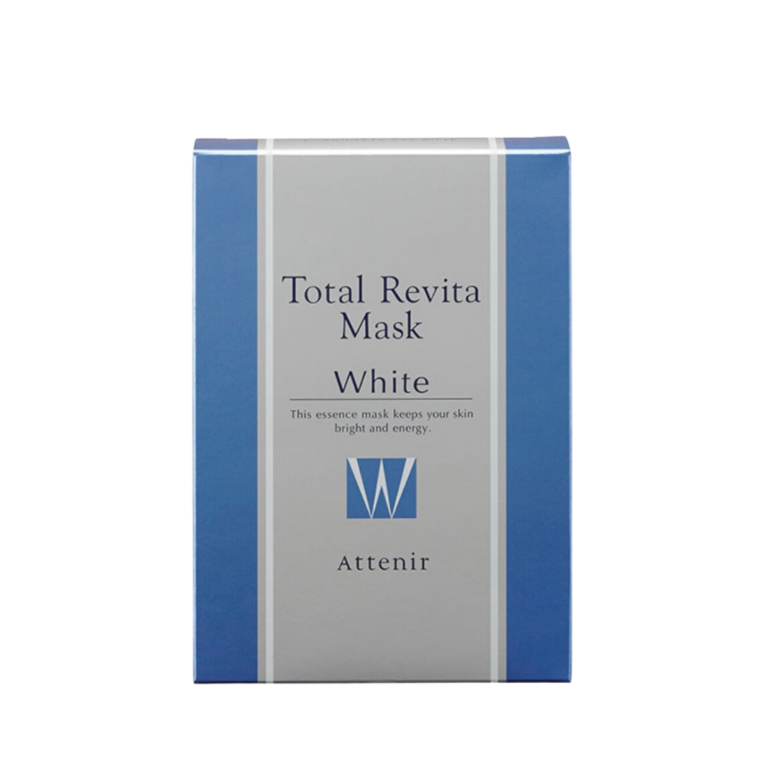 [限定] ATTENIR Total Revita Mask White 全效美白面膜 每盒4片