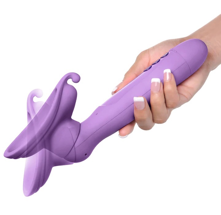 〔新穎設計〕Pipedream 吸盤式震動棒 - 紫色