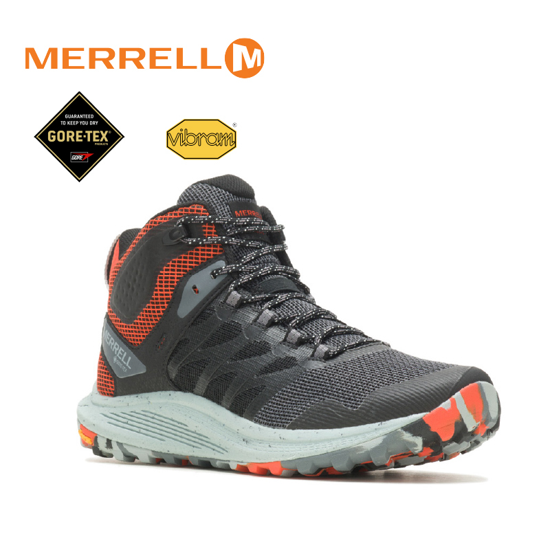 MERRELL 美國 NOVA 3 MID GTX 防水多功能健行鞋 男款 黑 防水透氣/戶外 33ML067615