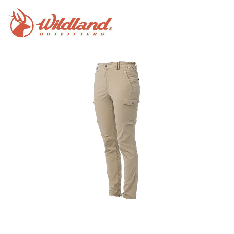 Wildland 荒野 女N66彈性貼袋機能長褲 2色 台灣製造/戶外休閒/旅遊/登山 21W11305