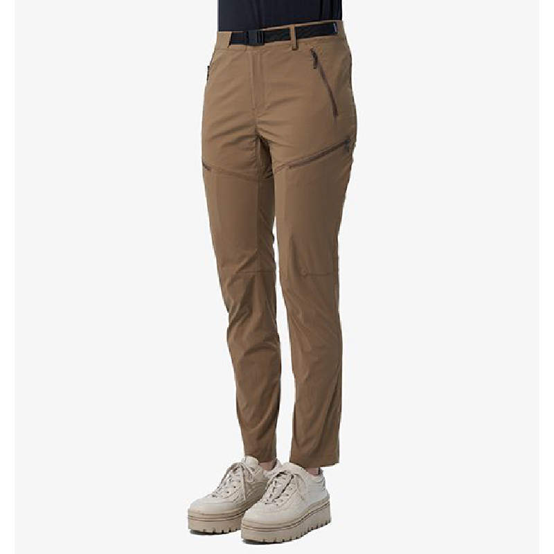 Wildland 荒野 女彈性潑水超機能長褲 沙色 台灣製造/戶外休閒/旅遊/登山 21W11311