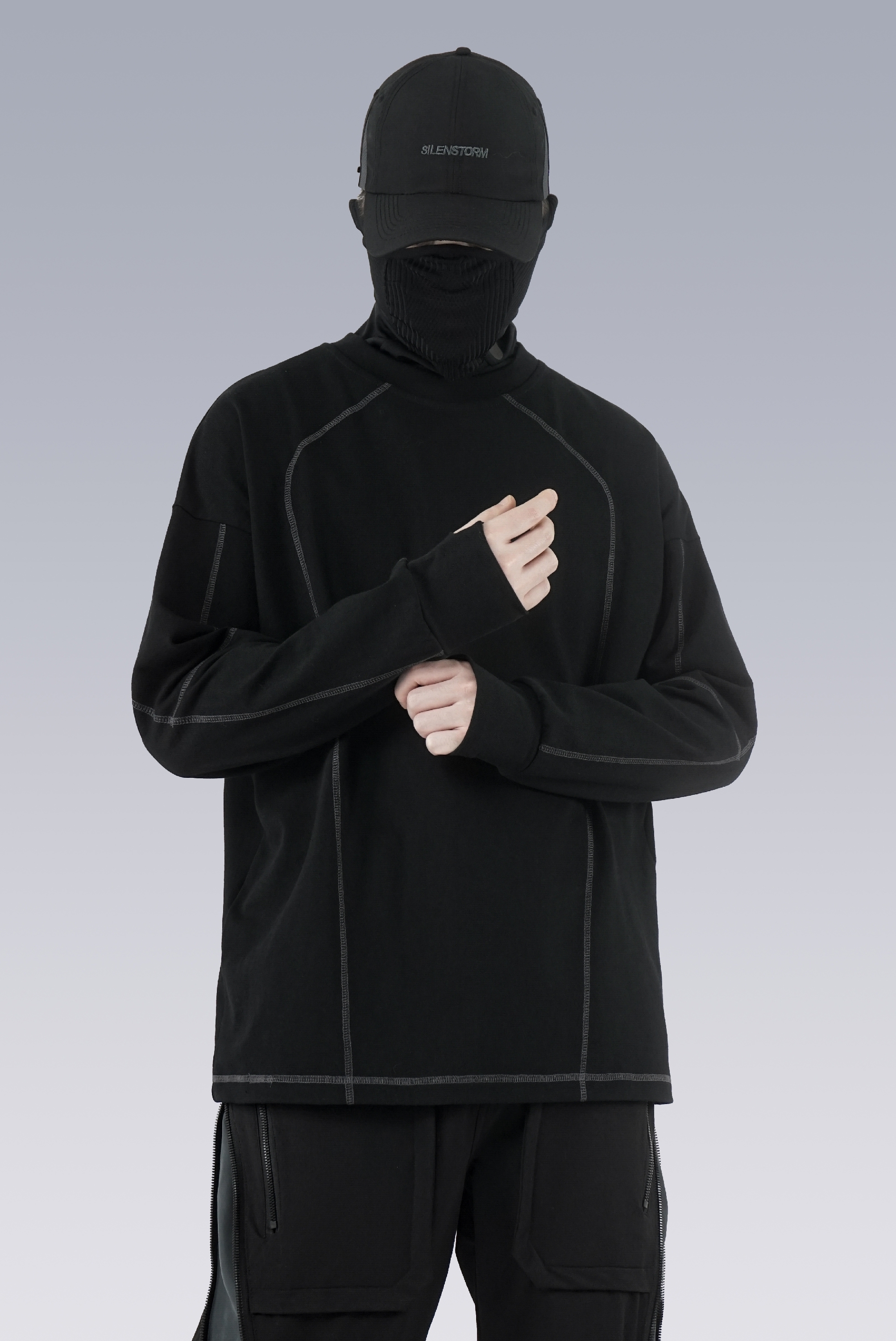 SILENSTORM 重磅圓領寬鬆打底長袖