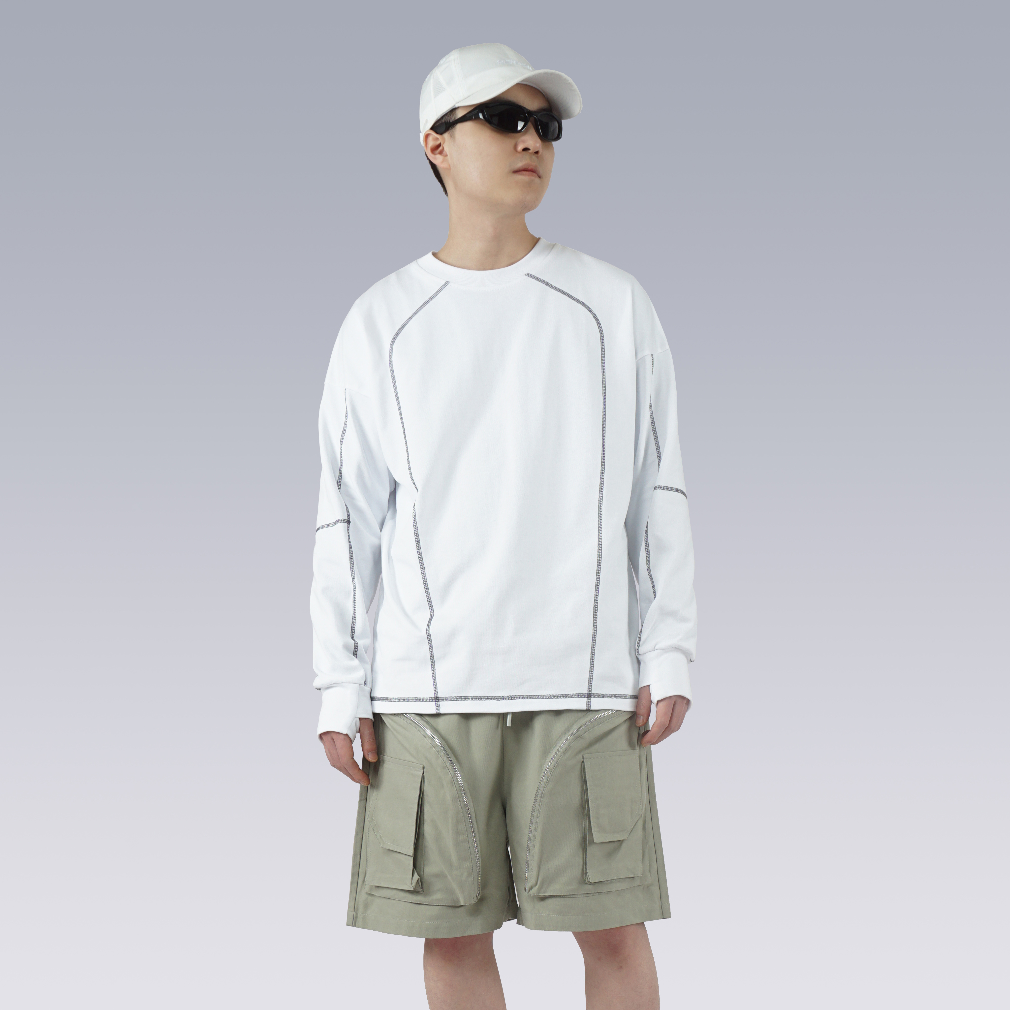 SILENSTORM 重磅圓領寬鬆打底長袖