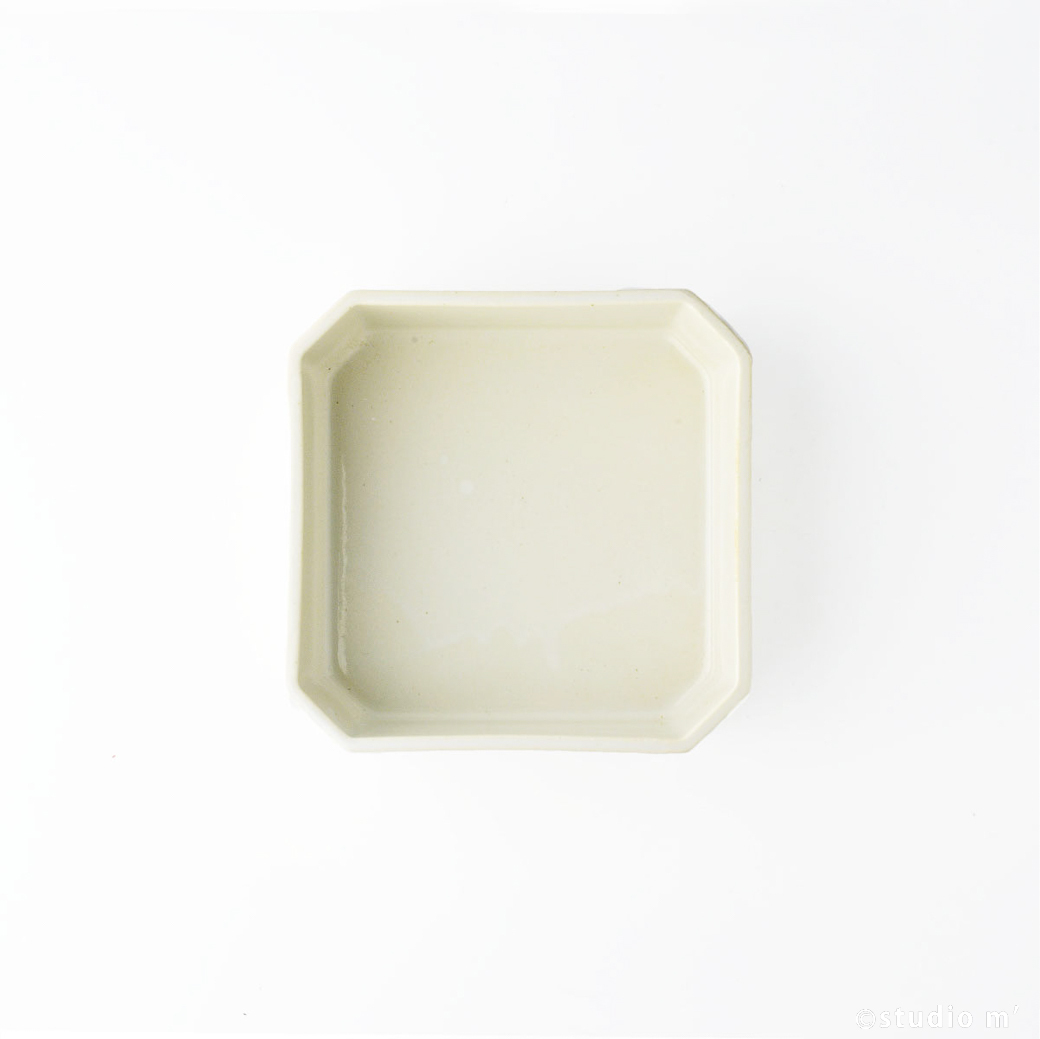 STUDIO M'-Sumikiri 隅切二段重箱 白