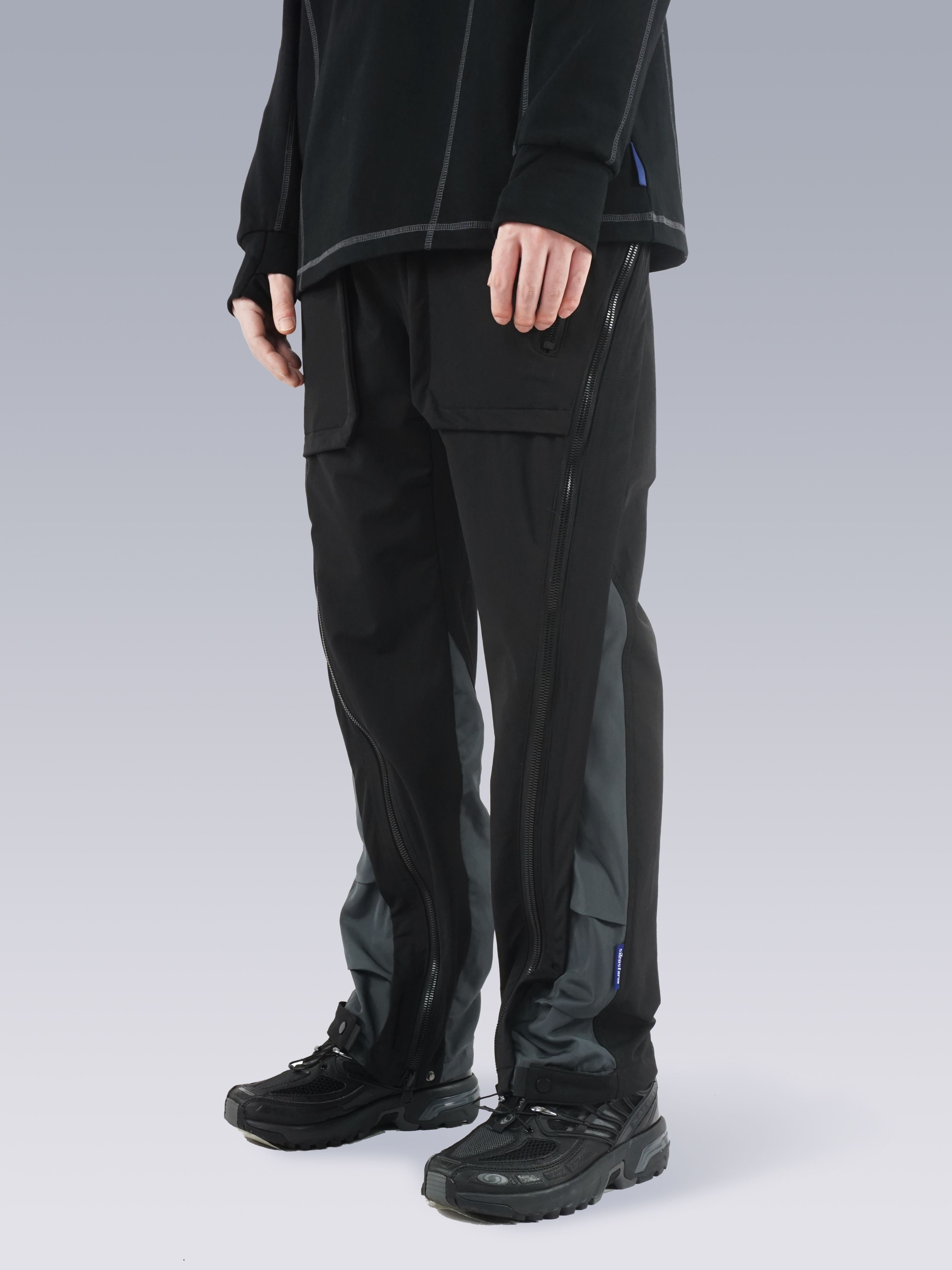 SILENSTORM 多形態彈力層疊撞色工裝褲