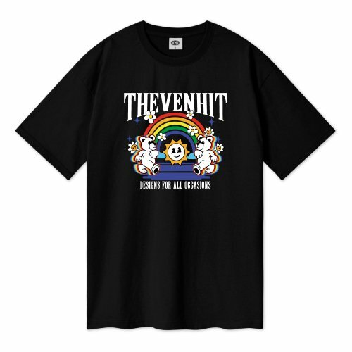 VENHIT - RAINBOW BEAR TEE 4 COLORS