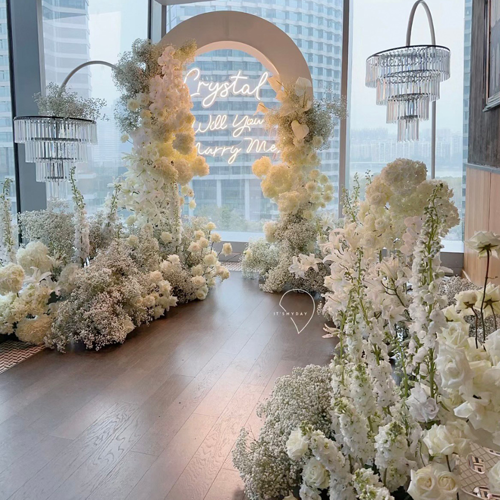 白色系 空間佈置 / 拱門佈置