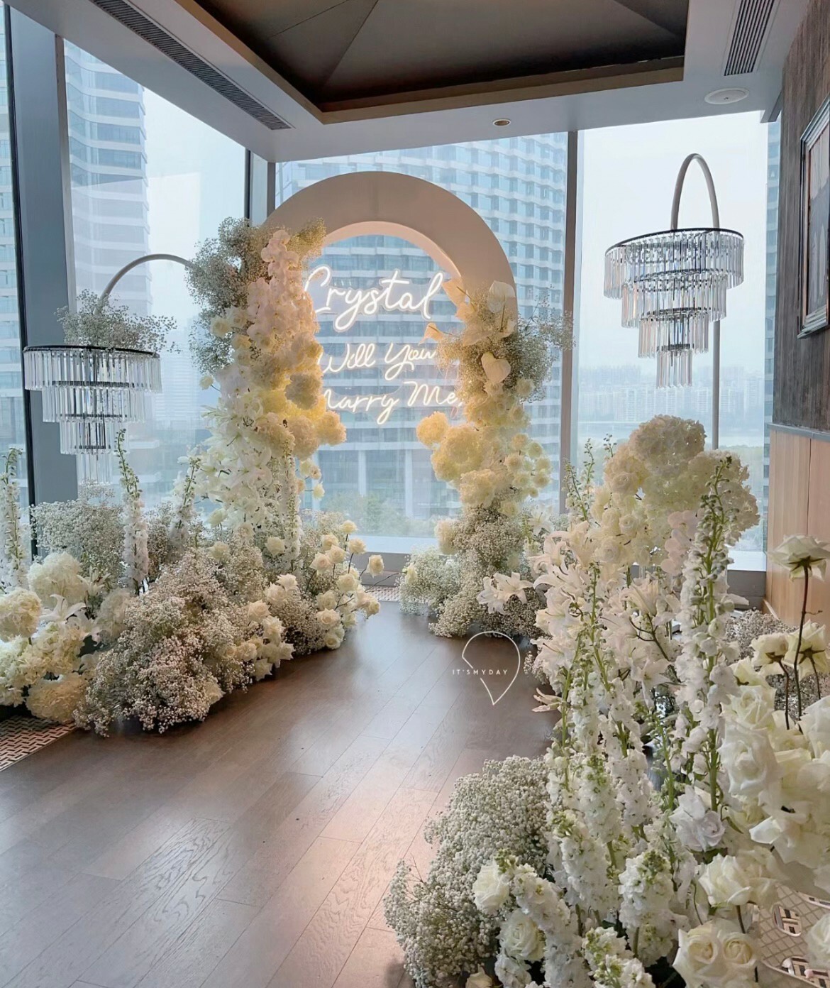 白色系 空間佈置 / 拱門佈置