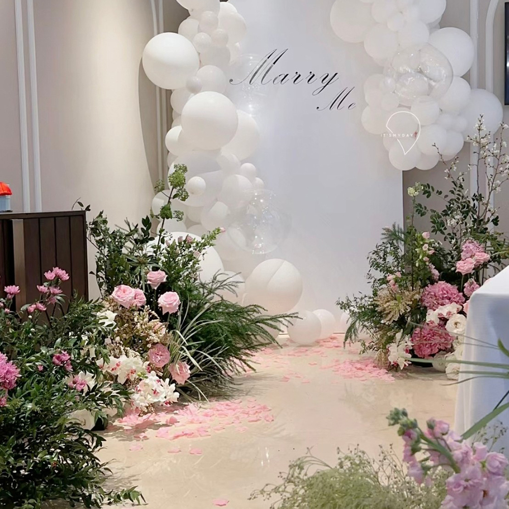 粉白色系 空間佈置 / 餐桌佈置