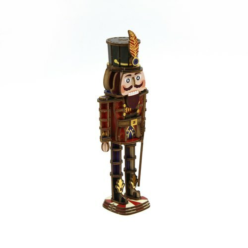 Jigzle 3D Plywood Puzzle - Color Nutcracker