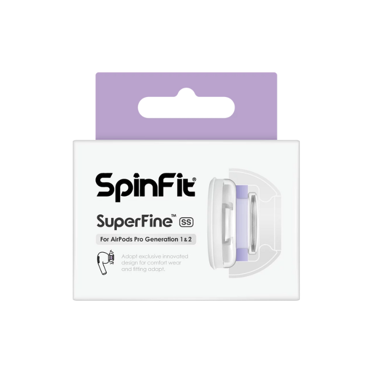 SpinFit SuperFine Ear Tips for AirPods Pro (Gen. 1 & 2)