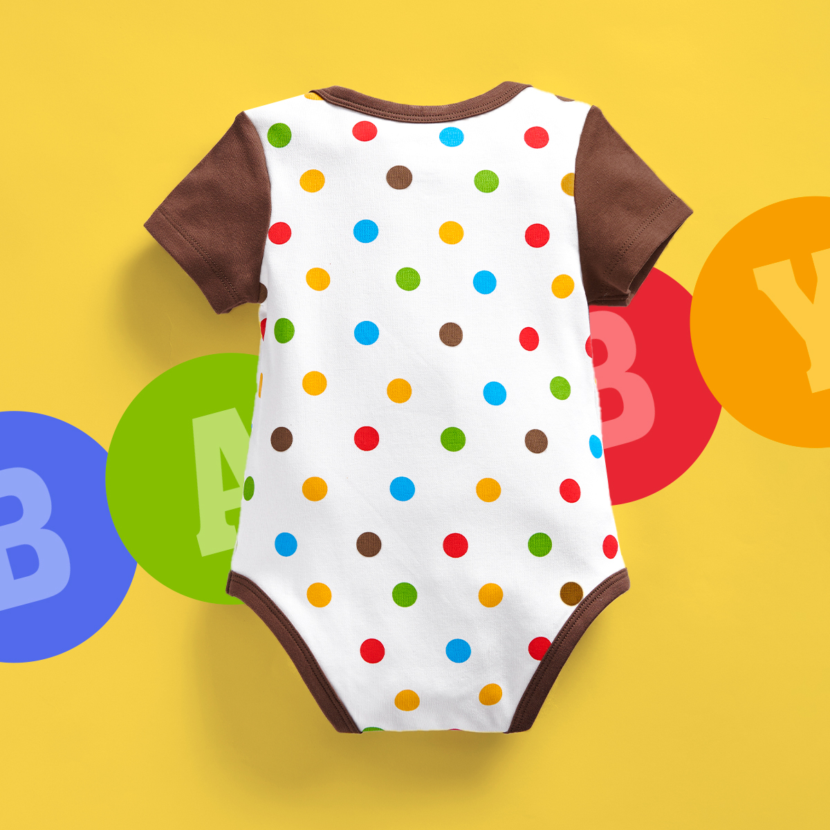 OMBS08_「媽寶」短袖包屁衣