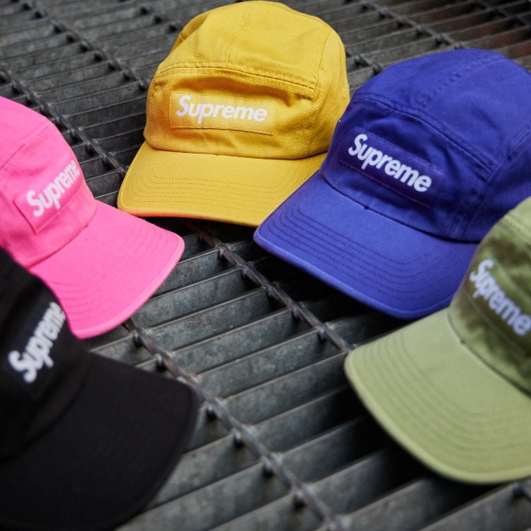 Supreme 23SS Washed Chino Twill Camp Cap